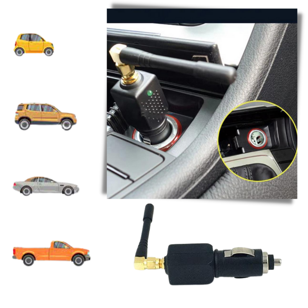 Portable auto accessory: GPS signal jammer for driving privacy & anti-tracking.