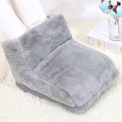 Portable heated foot cozy, perfect for bed or couch. USB powered electric warmer for soothing winter comfort.