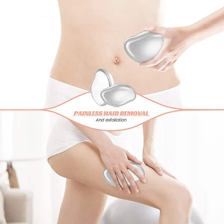 Revolutionary crystal hair removal tool for smooth, irritation-free skin. A gentle alternative for body care.