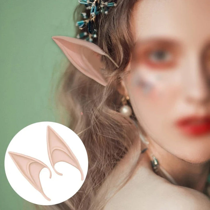 High-quality realistic elf ears, great for unisex Halloween costumes, cosplay, and party accessories.