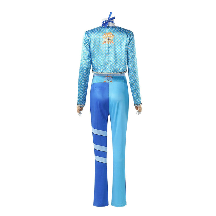 Fun adult unisex character costume, ideal for Halloween parties, cosplay events, or masquerade themed dress-up.