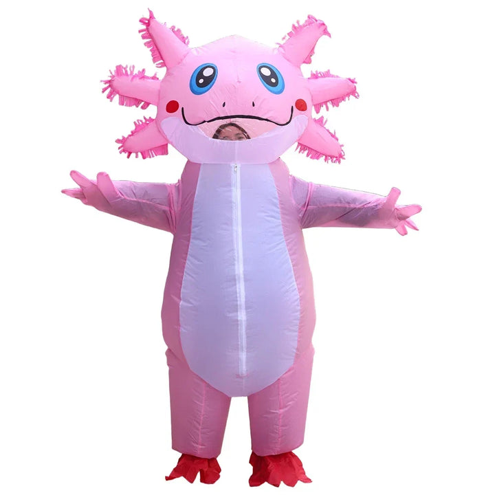 Funny adult inflatable costume, eye-catching for Halloween, parties, and festive carnival events.