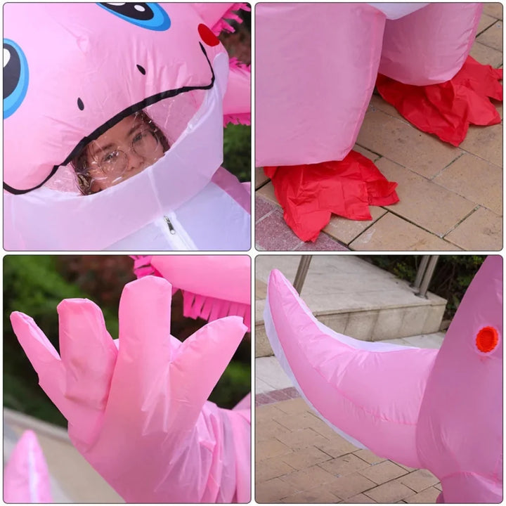 Hilarious adult inflatable costume, designed for a standout look at Halloween & themed parties.