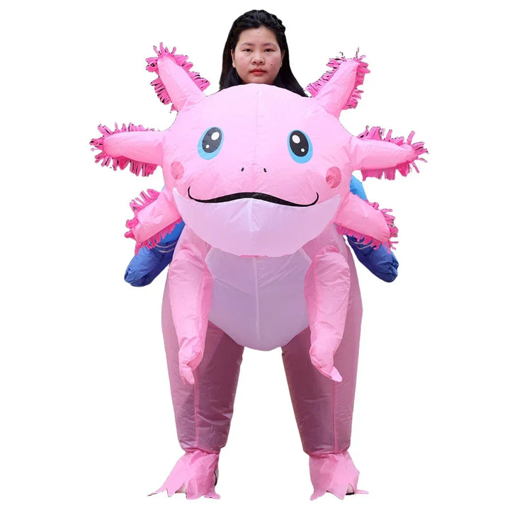 Full-body adult inflatable costume, ensuring a fun and unique presence at any Halloween event.
