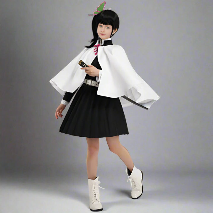 Girls' Themed Party Anime Kimono Outfit. Complete cosplay set for Halloween dress-up and character play.