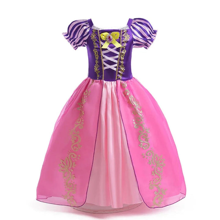 Girls' adorable fairy tale princess dress-up set for Halloween fun.
