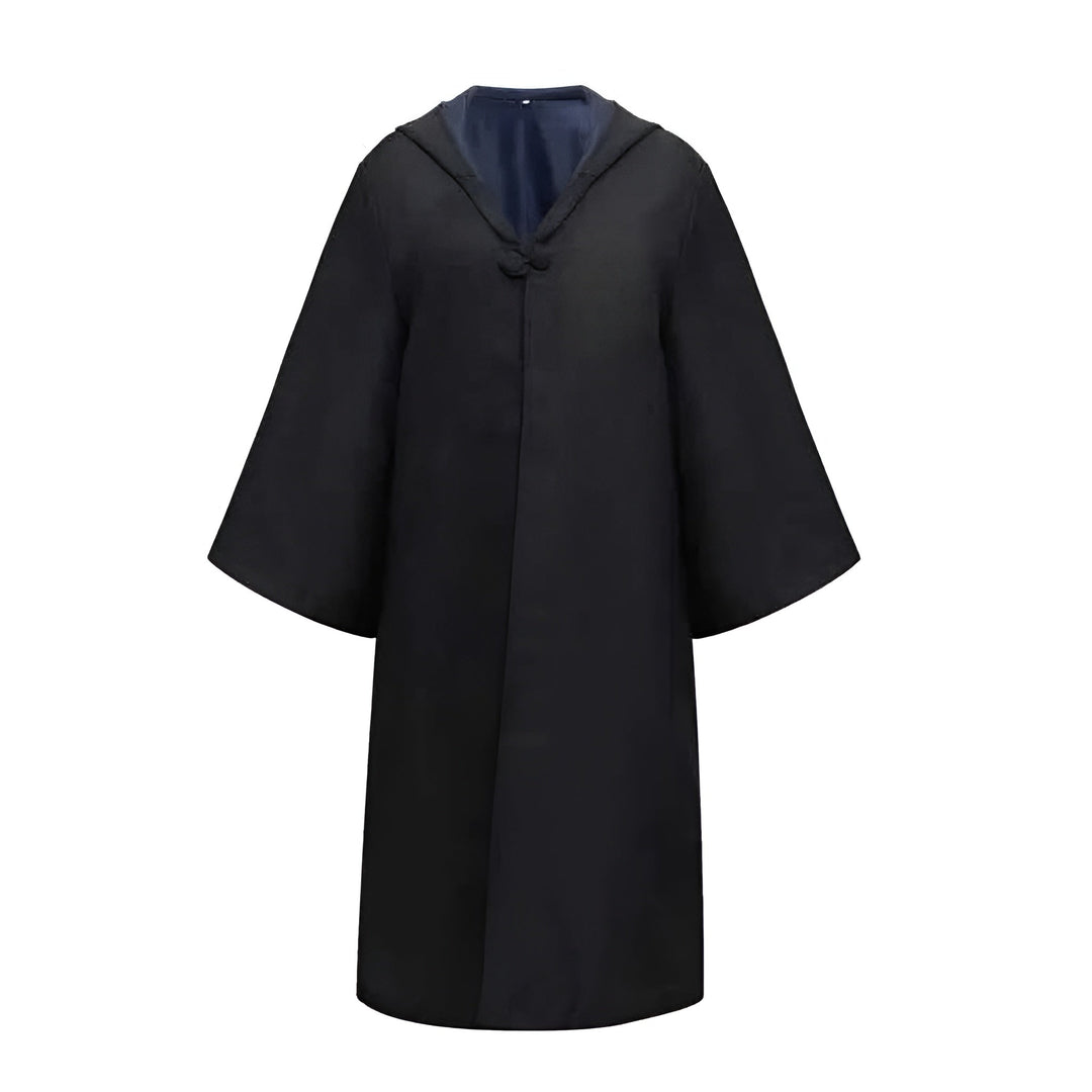 Adult/teen unisex wizard costume cloak, ideal for Halloween parties, cosplay events, & school dress-up.