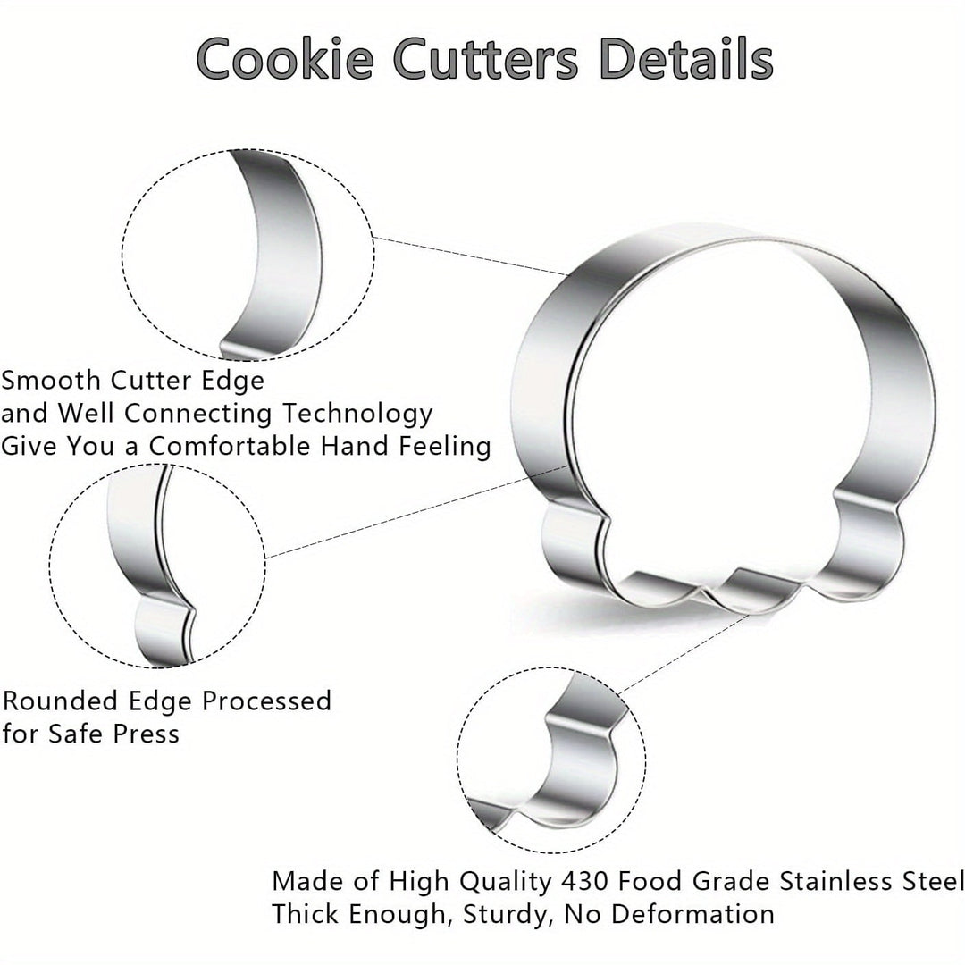 Create fun party treats using these 7 Halloween-themed cookie cutters & baking tools.