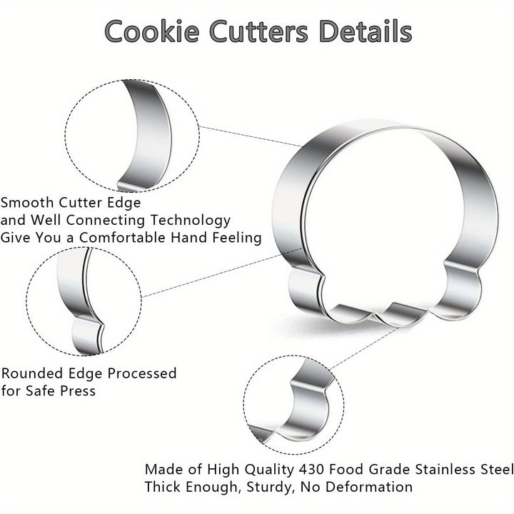 Create fun party treats using these 7 Halloween-themed cookie cutters & baking tools.