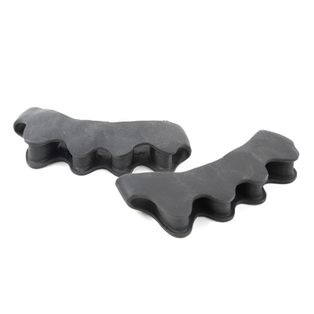 Soft silicone toe corrector for hammer toe and bunion relief, enhancing natural foot posture.