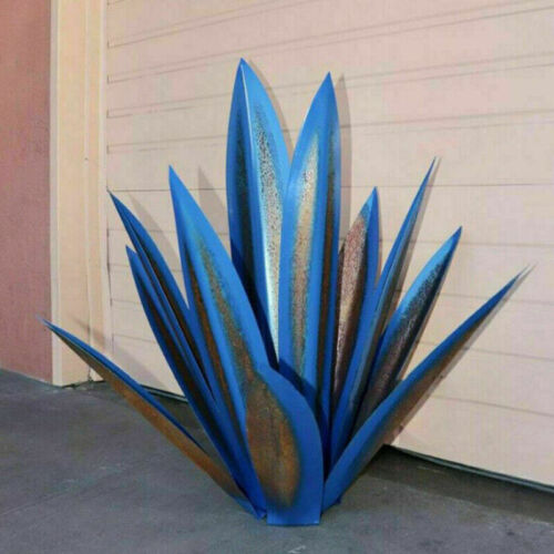 Unique handcrafted metal garden art sculpture, weather-resistant & rust-proof home accent.