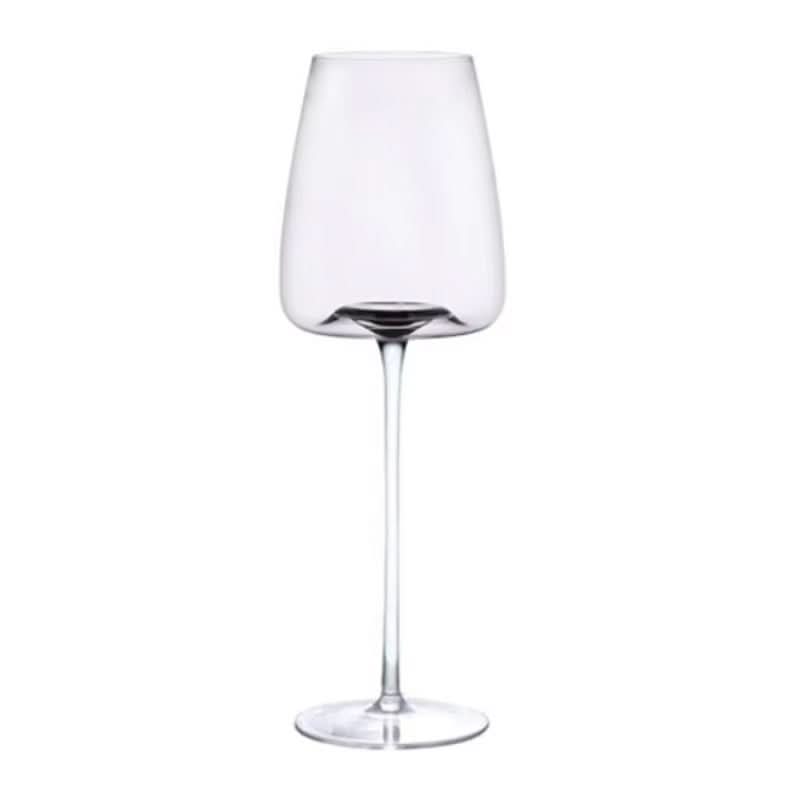 Handmade crystal wine glasses for red & white, elegant lead-free barware set.