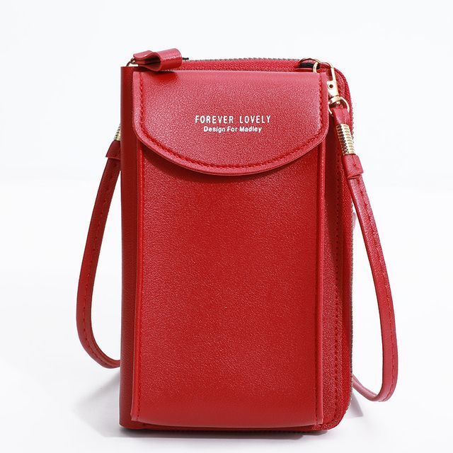 Sonia women's stylish crossbody phone wallet, perfect for on-the-go touch screen access.