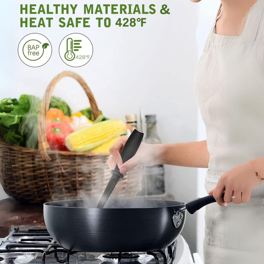 Multi-purpose kitchen utensil: chop, stir & mash ground meats with this heat-resistant tool.