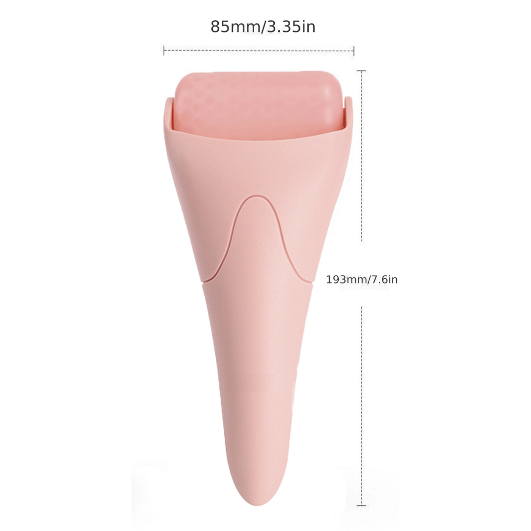 Unisex ice roller, great for facial puffiness relief & reducing fine lines. Enhances skin glow.