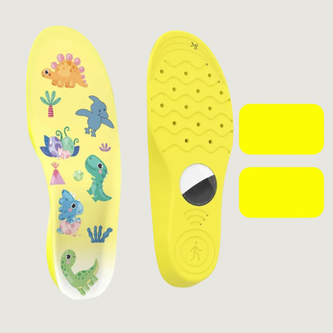 Comfortable smart insoles with integrated discreet tracking technology for everyday wear and peace of mind.