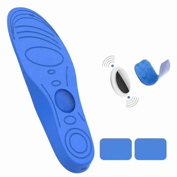 Discreet smart tracking shoe inserts for ultimate family safety & peace of mind. Comfortable for everyday use.