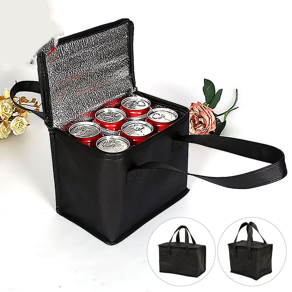 Unisex thermal insulated lunch cooler bag, versatile for daily office, school, travel. Keeps meals fresh and secure.