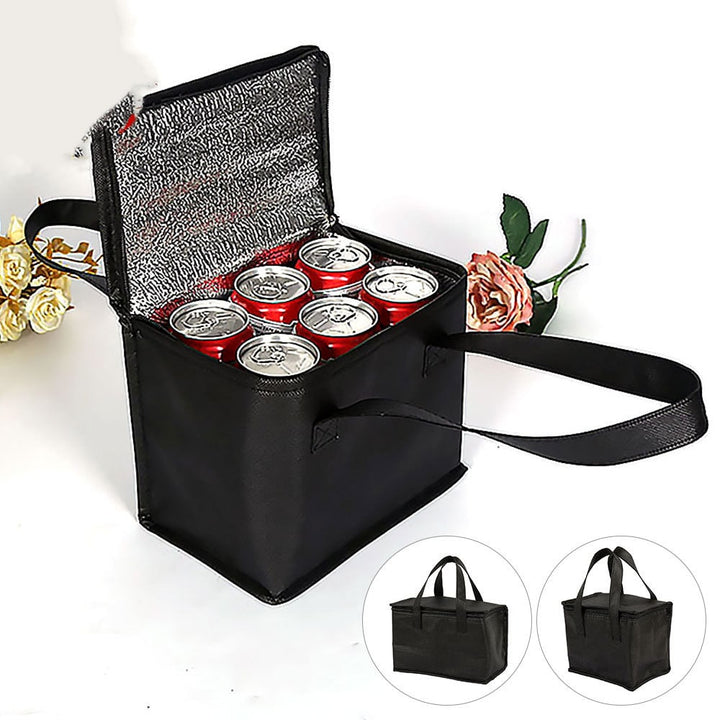 Unisex thermal insulated lunch cooler bag, versatile for daily office, school, travel. Keeps meals fresh and secure.