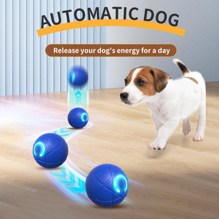 Interactive pet ball for mental stimulation & physical exercise. Automatic fun for dogs & cats.
