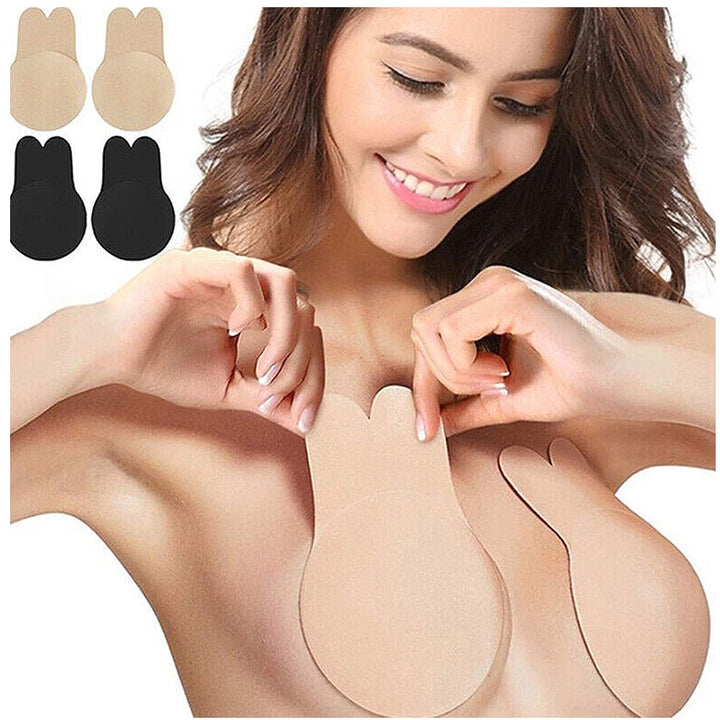 Strapless, backless seamless push-up bra for women, providing comfortable support and a natural enhanced lift.