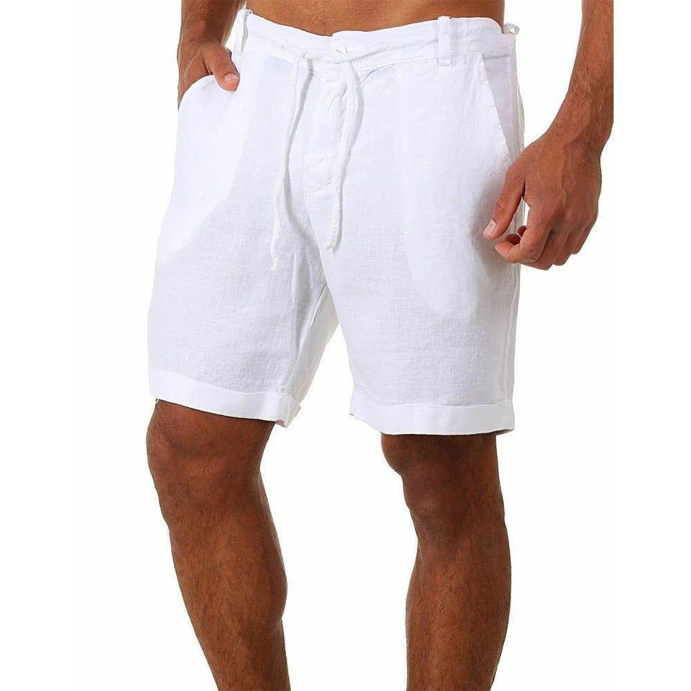 Men's relaxed fit drawstring summer shorts, designed for ultimate comfort, casual wear, and warm weather activities.