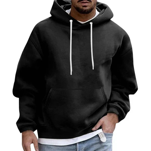 Cozy men's oversized hoodie, perfect for ultimate comfort & relaxed casual wear during fall & autumn seasons.