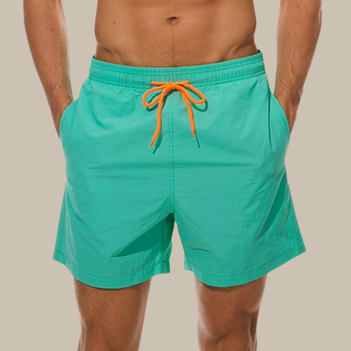 Stylish Kasper men's quick-dry swim shorts. Lightweight, comfortable, and essential for summer fashion.