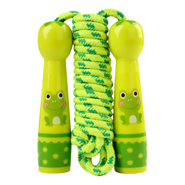 Adjustable jump rope for kids, boosting motor skills & coordination. Ideal for active play, exercise, & fitness.