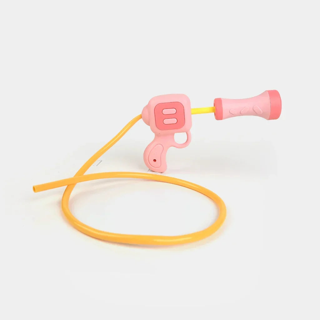 Ergonomic backpack water blaster for kids, ensuring comfortable outdoor water fun & summer play.
