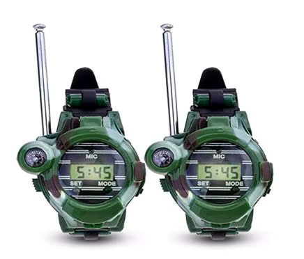 Kids' Camouflage Walkie Talkie Survival Watch. Durable children's toy for outdoor play & adventure.