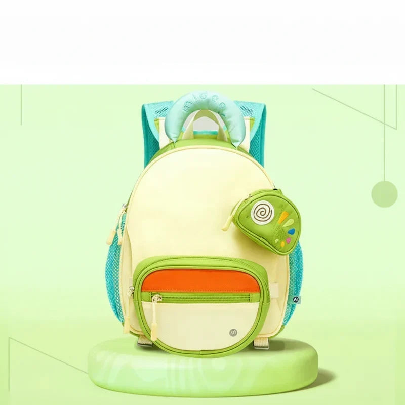 Stylish lightweight school backpack for kids, includes durable construction and an essential water bottle holder.