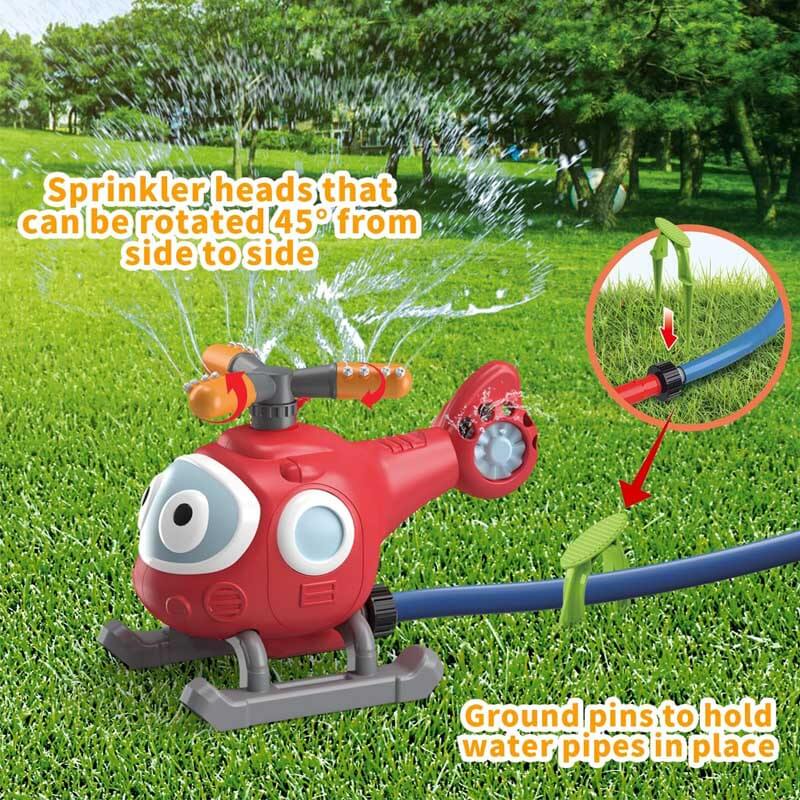 Engaging kids' water sprinkler baseball toy for outdoor summer fun and active play.
