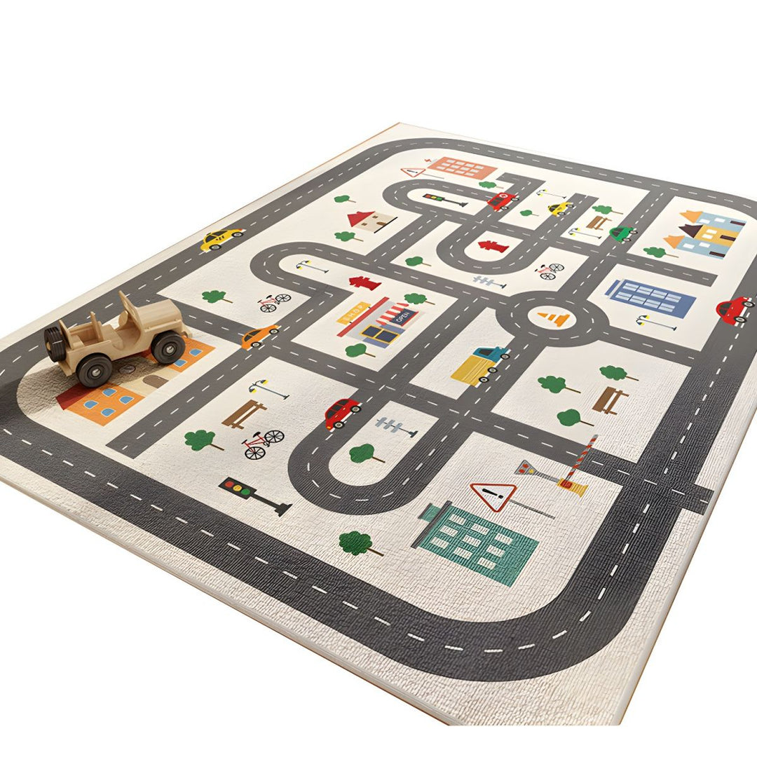 Engaging learning mat for kids, promoting creative play & fun with its vibrant educational design & soft surface.