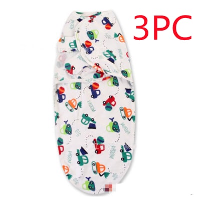 Newborn swaddle wrap in a crib for safe & cozy sleep. Adjustable infant sleep sack.
