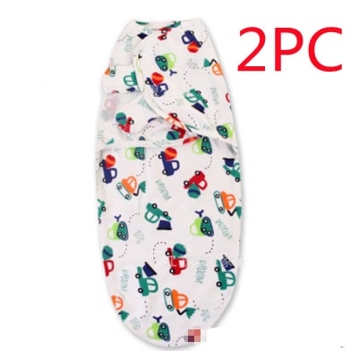 Sleep aid baby swaddle wrap, ensuring sound sleep for newborns. Adjustable cotton infant wrap.