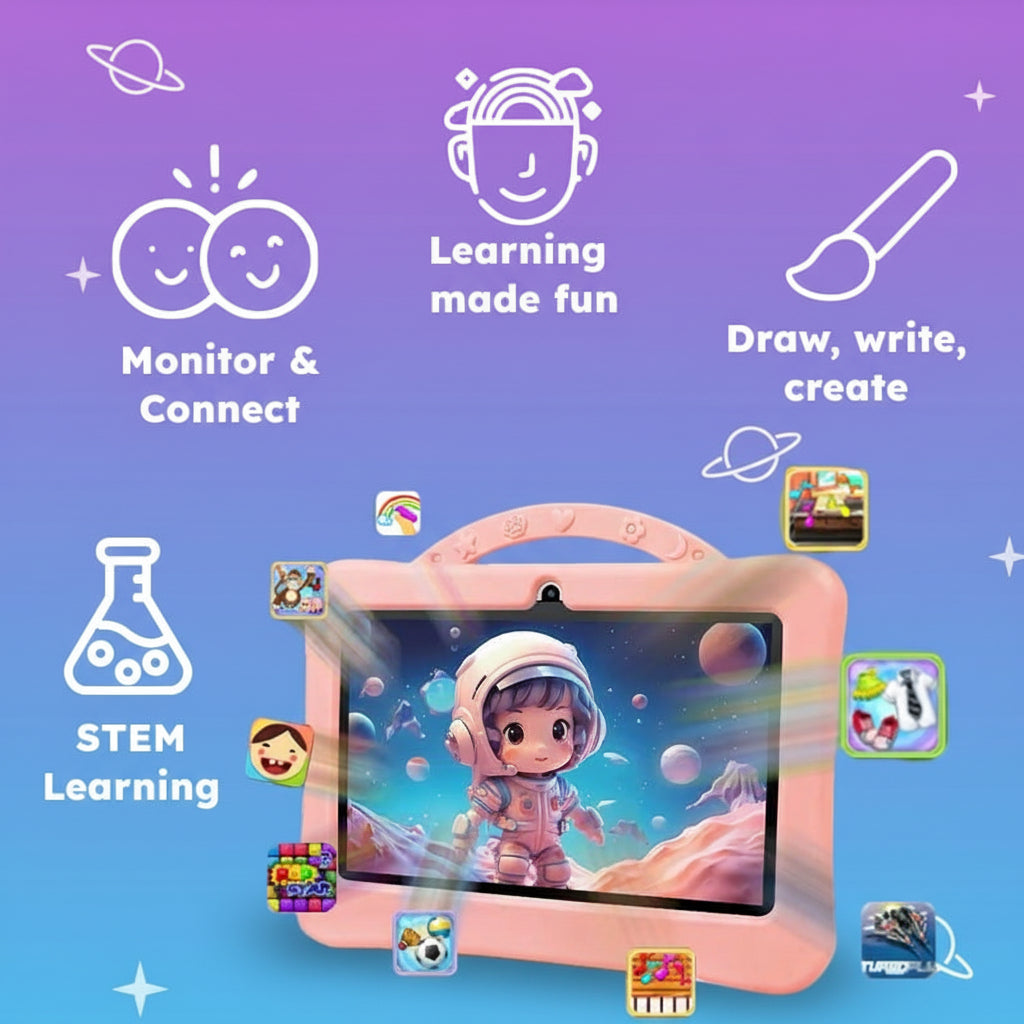 Best gift for kids: interactive learning device, a children's tech tablet with durable shockproof design.