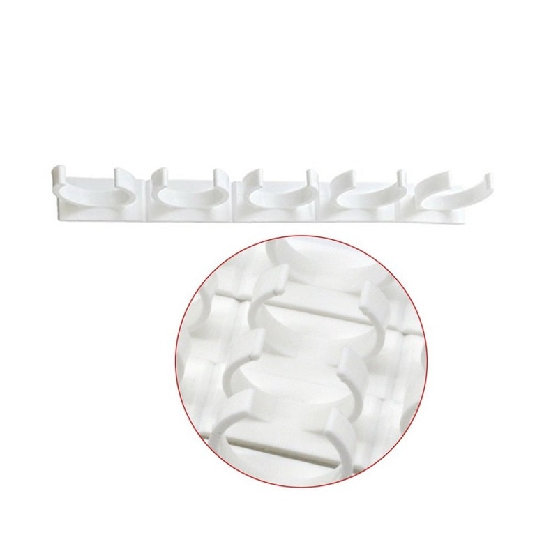 Easy-install adhesive spice gripper strips, perfect for kitchen cabinet doors or pantry walls.