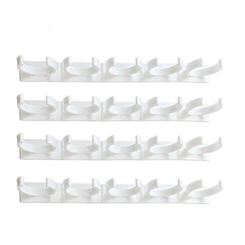 Sleek adhesive spice gripper organizer for modern kitchen cabinet & pantry storage. Easy to clean.