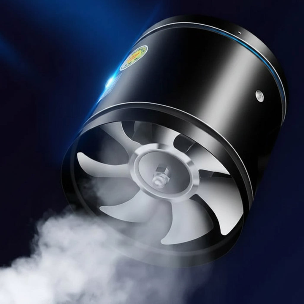 Versatile compact exhaust fan for kitchen, bathroom & utility. Powerful odor & moisture control.