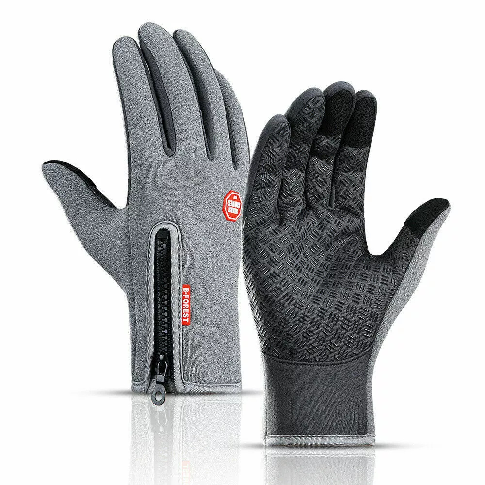 Warm women's touchscreen winter gloves, waterproof & non-slip, ideal for smartphones in cold, wet conditions.