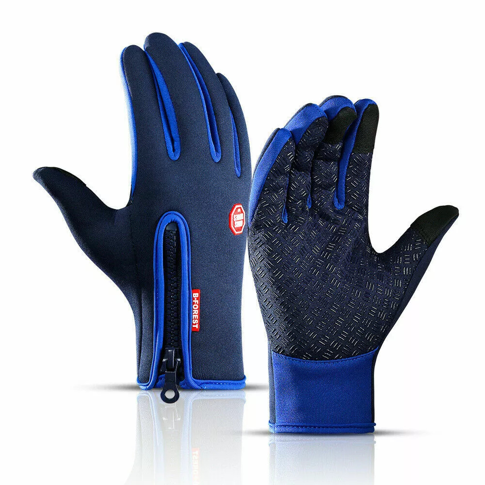 Waterproof women's thermal winter gloves, touchscreen compatible for cycling & outdoor sports in cold weather.