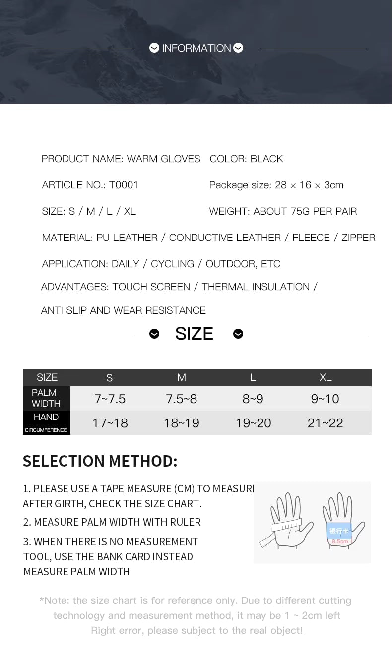 Durable women's waterproof winter gloves with touchscreen fingers, thermal warmth for outdoor cold weather sports.