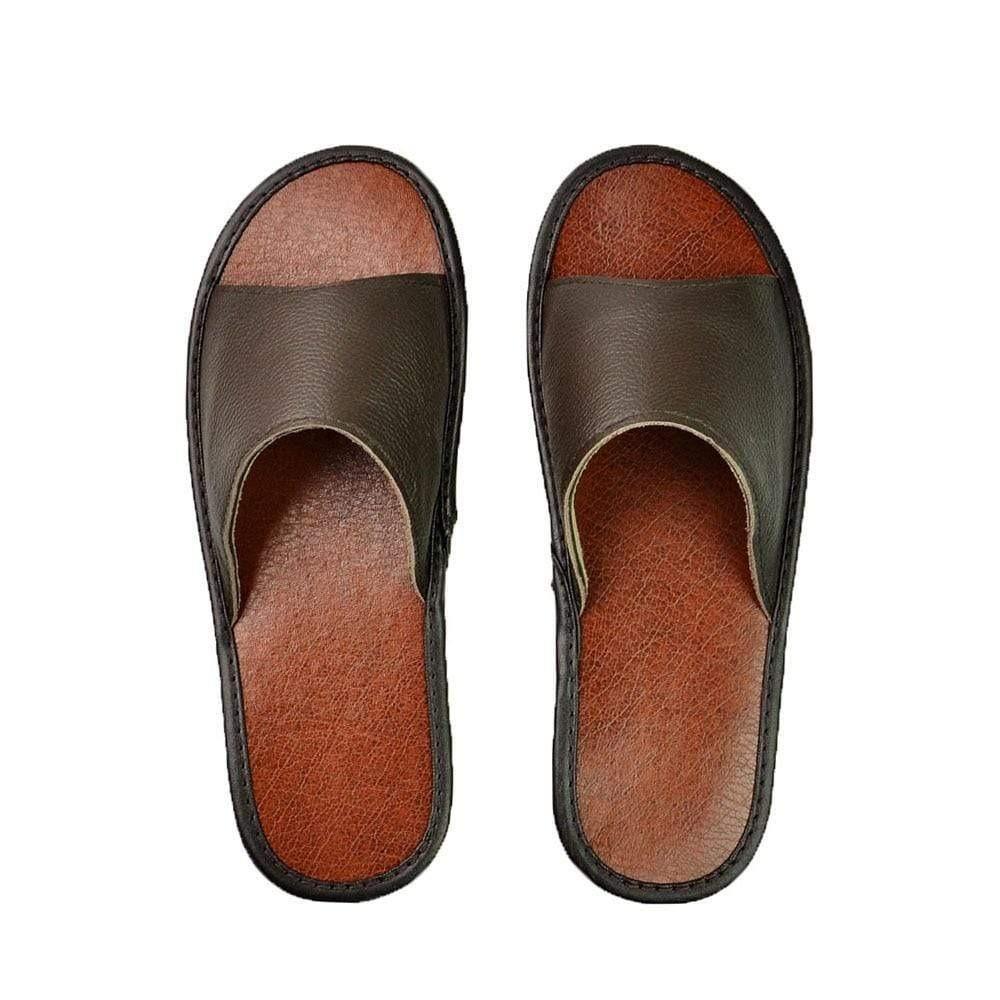 Women's wide comfort slippers, open-toe for all-day support & casual summer wear.