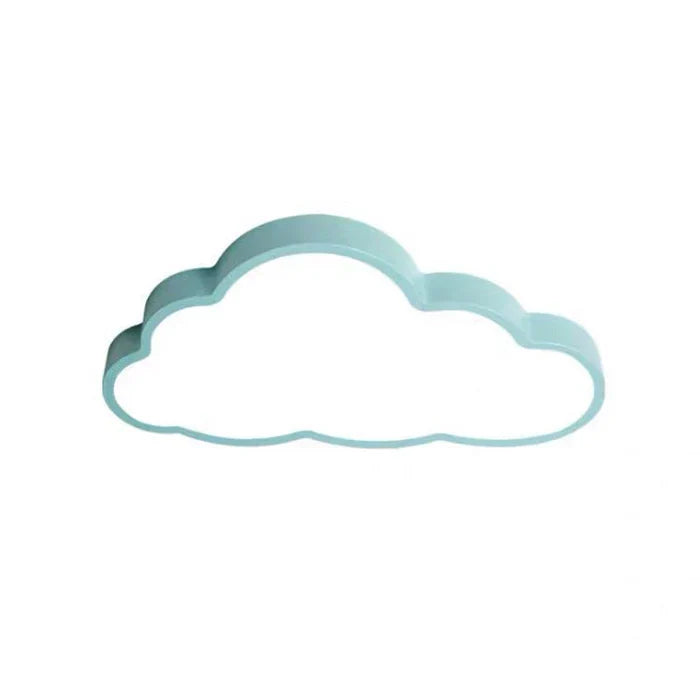 Modern LED cloud plafond lamp with warm white light, a charming addition to any children's bedroom or nursery decor.