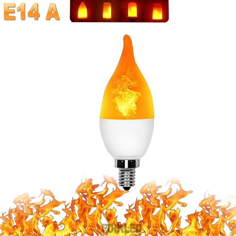 High-quality LED flame effect party light, creating a magical fire glow for any celebration.