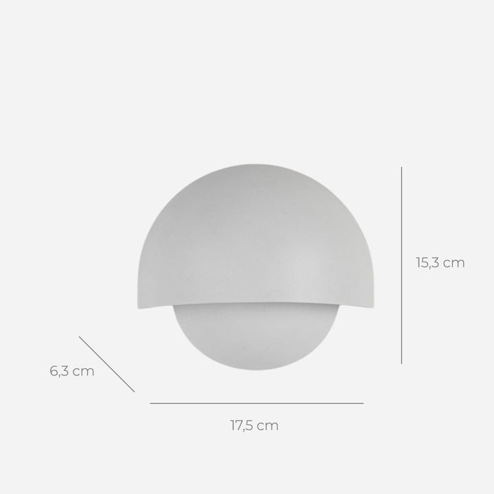 Easy-to-install wireless LED wall light with motion sensor, providing warm white ambient lighting.