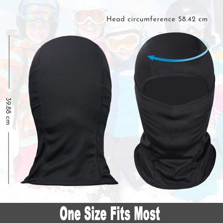 Adventure-ready ski mask, unisex, lightweight with effective UV protection for headwear.