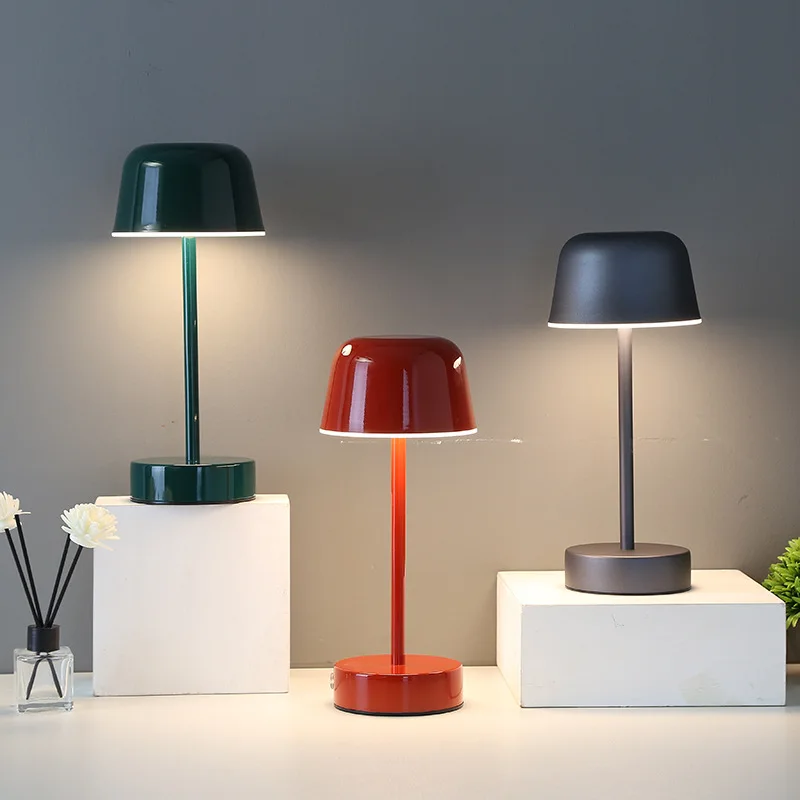 Portable flare accent lamp, Nvroome, offering modern cordless illumination & ambiance.