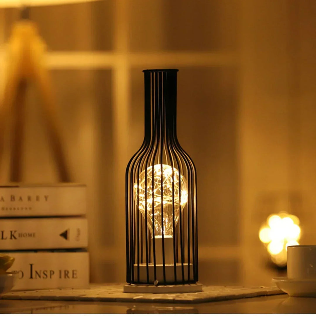 Luxe adjustable dimmable table lamp, a versatile home decor piece for accent or bedroom lighting, featuring modern design.